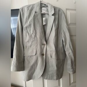 Madewell NWT Linen Blazer